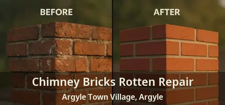 Chimney Bricks Rotten Repair Argyle Town Village, Argyle - TX