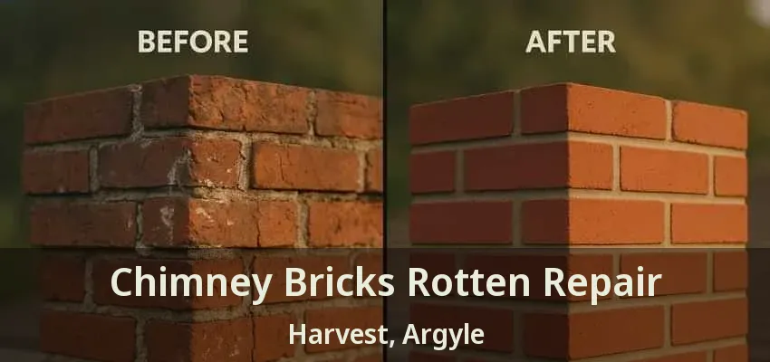 Chimney Bricks Rotten Repair Harvest, Argyle - TX