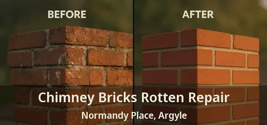 Chimney Bricks Rotten Repair Normandy Place, Argyle - TX
