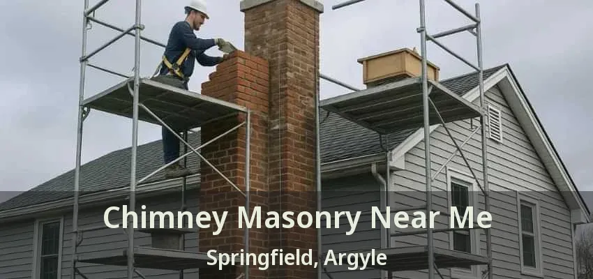 Chimney Masonry Near Me Springfield, Argyle - TX