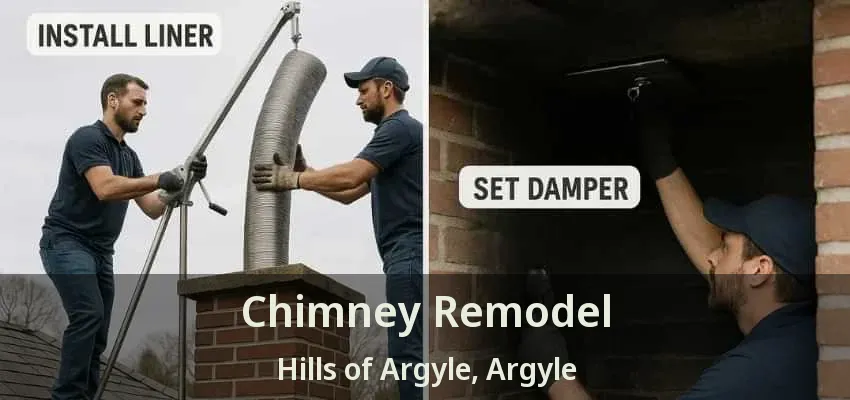 Chimney Remodel Hills of Argyle, Argyle - TX
