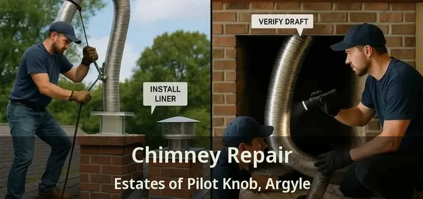 Chimney Repair Estates of Pilot Knob, Argyle - TX