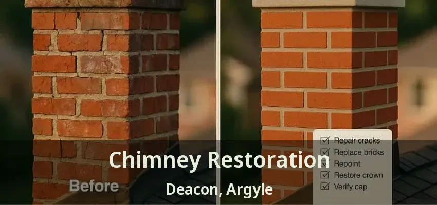 Chimney Restoration Deacon, Argyle - TX