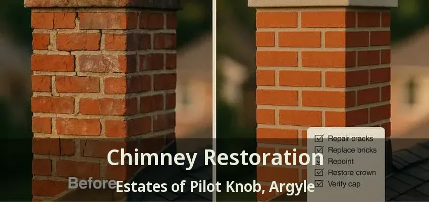 Chimney Restoration Estates of Pilot Knob, Argyle - TX