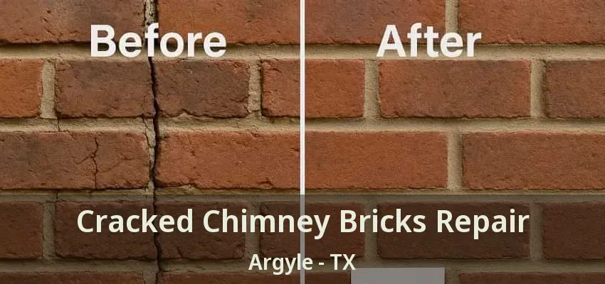 Cracked Chimney Bricks Repair Argyle - TX