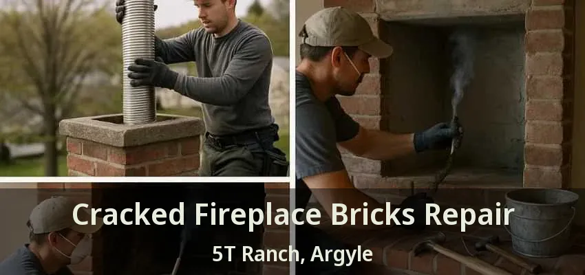Cracked Fireplace Bricks Repair 5T Ranch, Argyle - TX