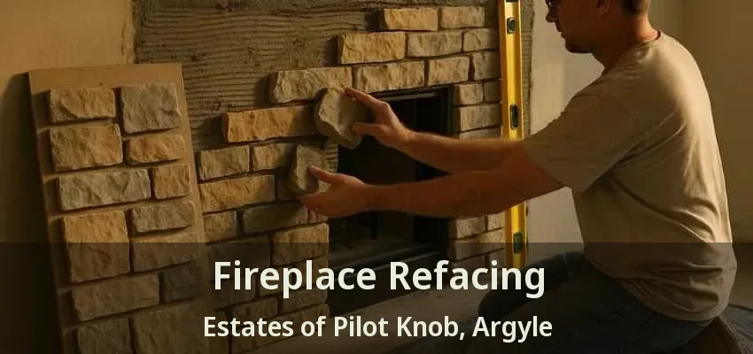 Fireplace Refacing Estates of Pilot Knob, Argyle - TX