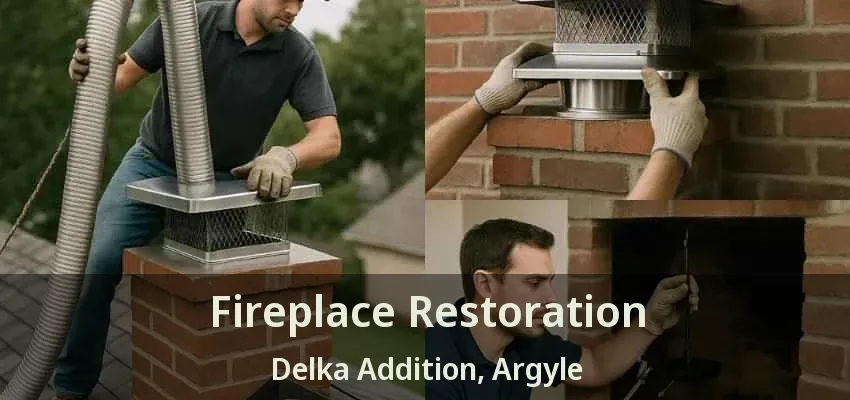 Fireplace Restoration Delka Addition, Argyle - TX