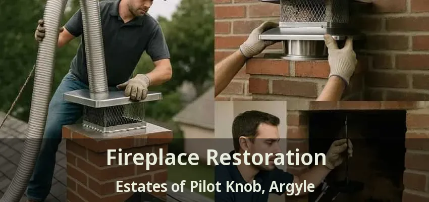 Fireplace Restoration Estates of Pilot Knob, Argyle - TX