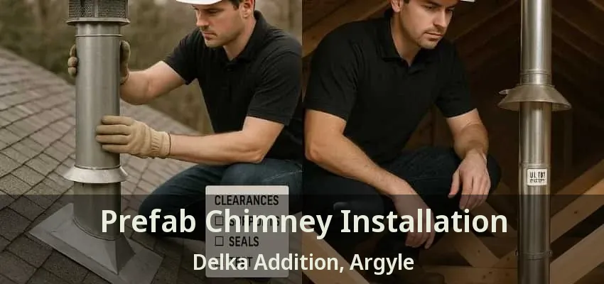 Prefab Chimney Installation Delka Addition, Argyle - TX