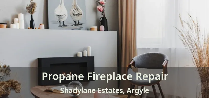 Propane Fireplace Repair Shadylane Estates, Argyle - TX