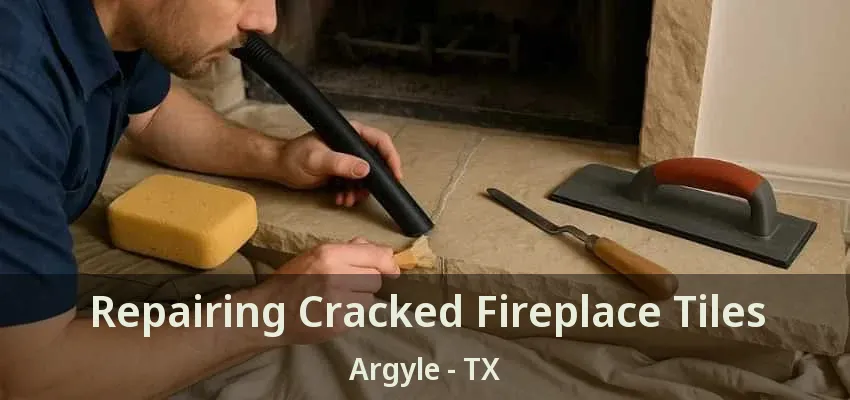 Repairing Cracked Fireplace Tiles Argyle - TX